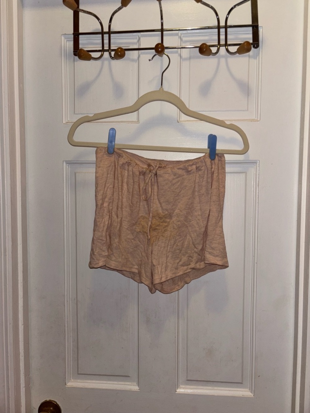 American Apparel Light Pink Women's Lounge Shorts with Drawstring